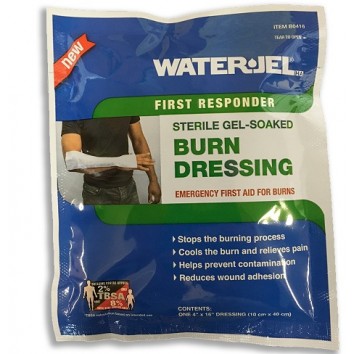 WATER GEL BURN DRESSING 4" X 16" ( 10CM X 40CM ) USA